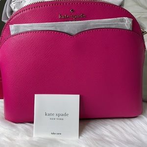 ♠️ Kate Spade Payton Dome Crossbody Purse Deep Magenta NWT